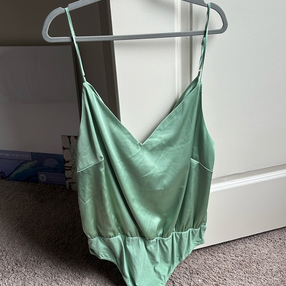 Green bodysuit